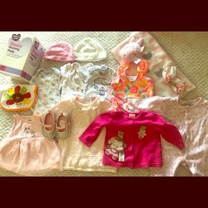 0-3 month baby girl bundle